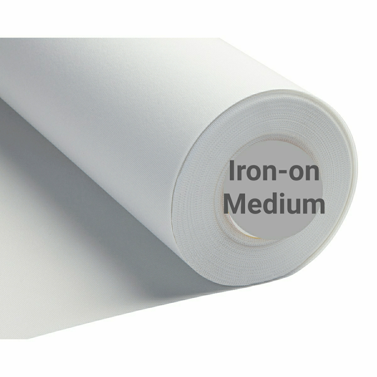 50m Medium Weight Iron-On Interfacing White - Fabric Guild