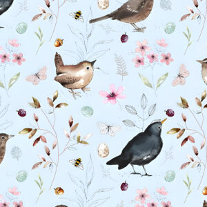 Bird Song - Blue