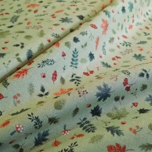 Hello Autumn Leaves Green