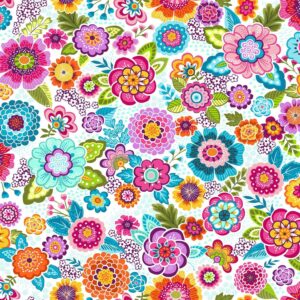 Revival Large Floral Pinks