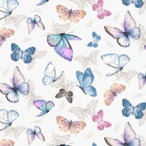 Butterfly Garden Ivory