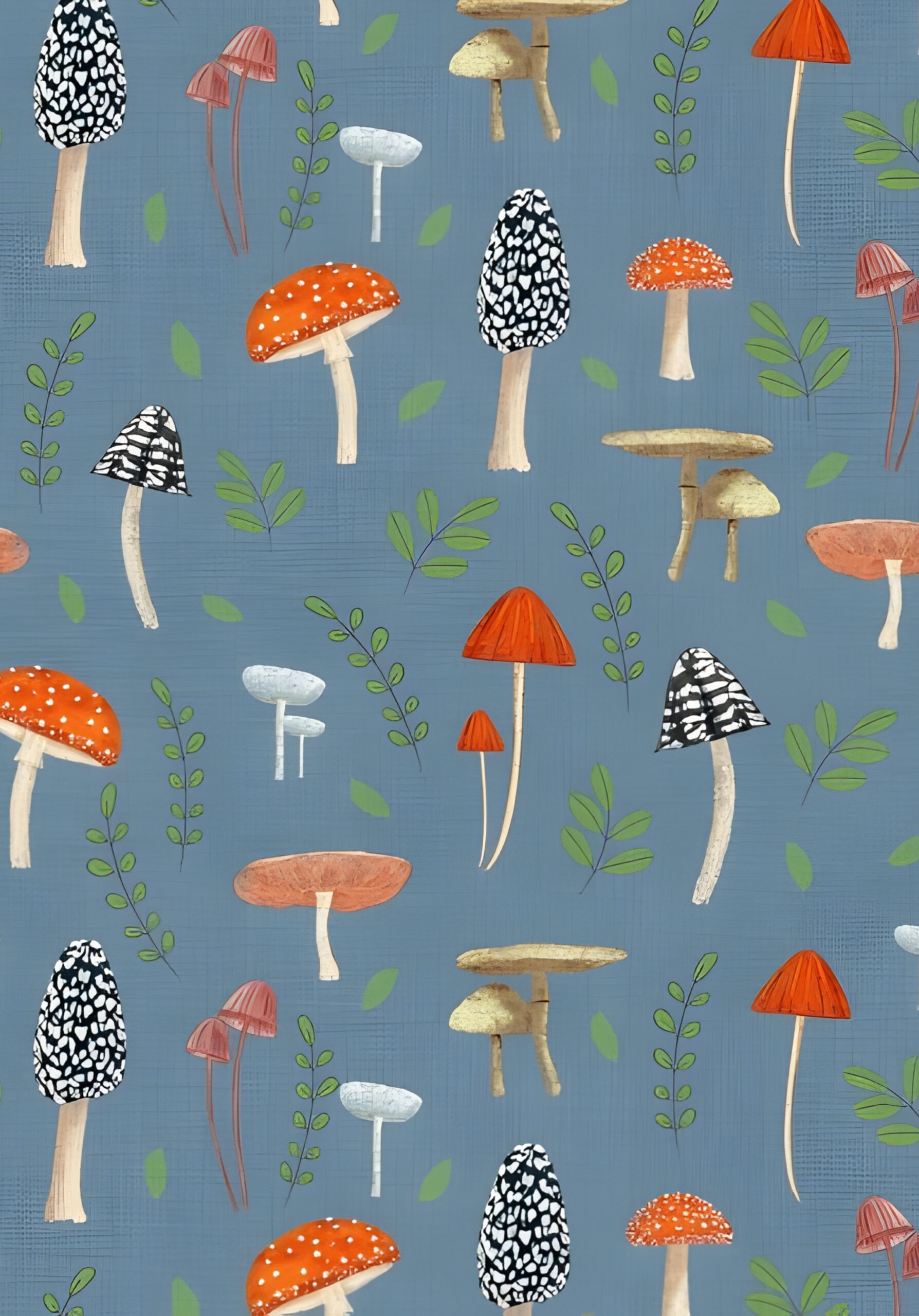 Whimsical Fields - Mushrooms