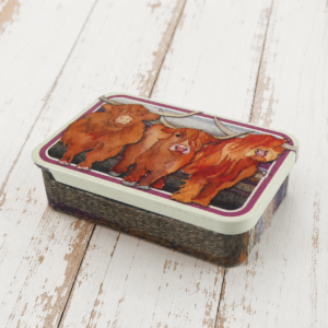 Highland Cow Pocket Tin